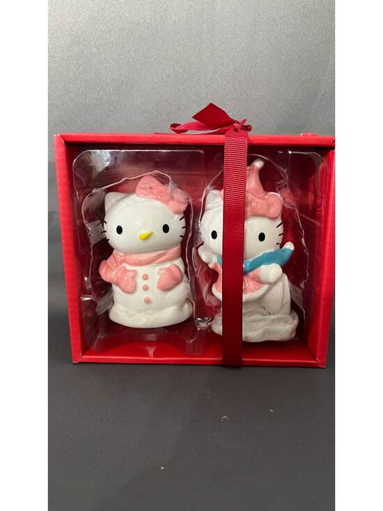 Blue Sky Other - Hello Kitty Holiday Salt & Pepper Shaker Set By Blue Sky In Gift Box